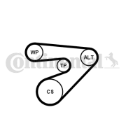 6PK1453K2 Sada žebrovaných klínových řemenů CONTINENTAL CTAM