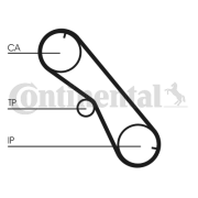 CT1089K2 ozubení,sada rozvodového řemene CONTINENTAL CTAM