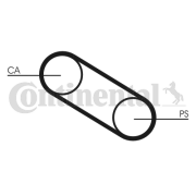 CT667 Ozubený řemen CONTINENTAL CTAM