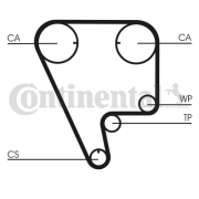 CT794 Ozubený řemen CONTINENTAL CTAM