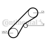 CT857 ozubený řemen CONTINENTAL CTAM