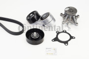 6PK2140WP1 Vodní pumpa + klínový žebrový řemen CONTINENTAL CTAM