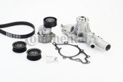 6PK2260WP2 Vodní pumpa + klínový žebrový řemen CONTINENTAL CTAM