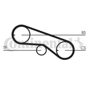 CT664 Ozubený řemen CONTINENTAL CTAM