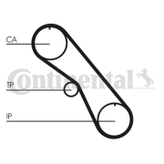 CT861K1 ozubení,sada rozvodového řemene CONTINENTAL CTAM