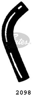 2098 Hadice chladiče GATES