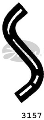 3157 Hadice chladiče GATES