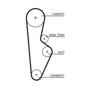 5082XS Ozubený řemen FleetRunner™ Micro-V® Kit GATES