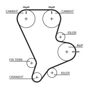 5554XS ozubený řemen FleetRunner™ V-Belt GATES