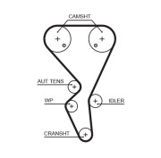 5581XS Ozubený řemen FleetRunner™ Micro-V® Kit GATES