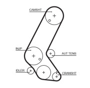 5595XS Ozubený řemen FleetRunner™ Micro-V® Kit GATES