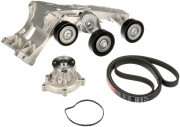 KP25PK1765 Vodní pumpa + klínový žebrový řemen Micro-V® Kit ESTART™ GATES