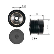 OAP7017 Předstihová spojka RPM™ Racing Timing Belt GATES
