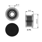 OAP7109 Předstihová spojka RPM™ Racing Timing Belt GATES