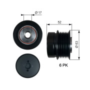 OAP7187 Předstihová spojka RPM™ Racing Timing Belt GATES