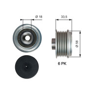 OAP7210 Předstihová spojka RPM™ Racing Timing Belt GATES