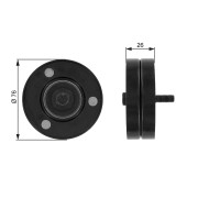 T36088 Vratná/vodicí kladka, klínový žebrový řemen RPM™ Racing Timing Belt GATES