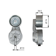 T38707 Napínák, žebrovaný klínový řemen Vulco-Flex® Green Stripe® GATES