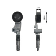 T39257 Napínák, žebrovaný klínový řemen RPM™ Racing Timing Belt GATES