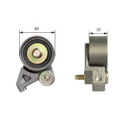 T41034 Napínací kladka, ozubený řemen FleetRunner™ V-Belt GATES