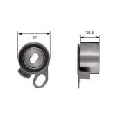 T41196 Napínací kladka, ozubený řemen FleetRunner™ V-Belt GATES