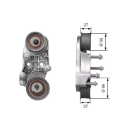 T41221 Napínací kladka, ozubený řemen DriveAlign® GATES