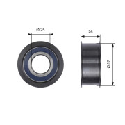 T41242 Napínací kladka, ozubený řemen FleetRunner™ V-Belt GATES