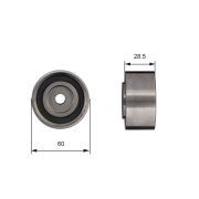 T42003 Vratná/vodicí kladka, ozubený řemen FleetRunner™ V-Belt GATES