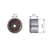 T42029 Vratná/vodicí kladka, ozubený řemen FleetRunner™ V-Belt GATES