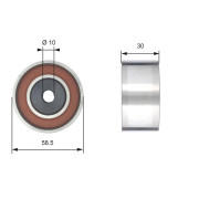 T42202 Vratná/vodicí kladka, ozubený řemen DriveAlign® GATES