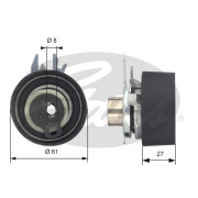 T43090 Napínací kladka, ozubený řemen FleetRunner™ V-Belt GATES