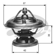 TH12685G1 Termostat, chladivo GATES