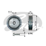 TVD1008A Sada ložisek kol FleetRunner™ GATES