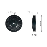 TVD1116 Sada ložisek kol FleetRunner™ GATES