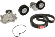 KP17PK2418 Vodní pumpa + klinový żebrový řemen Micro-V® Kit ESTART™ GATES