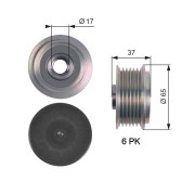 OAP7148 GATES voľnobeżka alternátora OAP7148 GATES