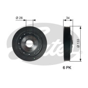 TVD1113 Řemenice, klikový hřídel FleetRunner™ GATES