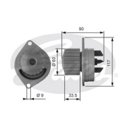 Z80494 GATES vodné čerpadlo, chladenie motora Z80494 GATES