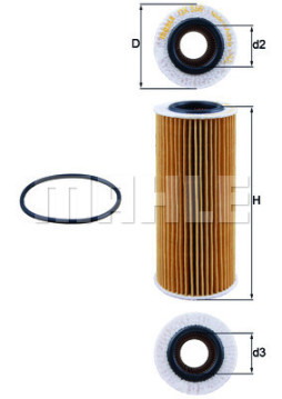 OX 368D2 Olejový filtr KNECHT