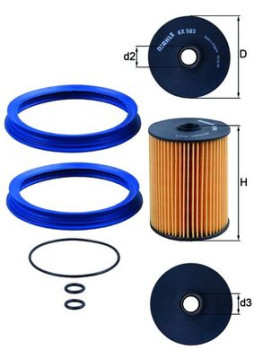 KX 503D Palivový filtr KNECHT