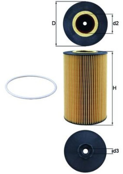 OX 425D KNECHT olejový filter OX 425D KNECHT