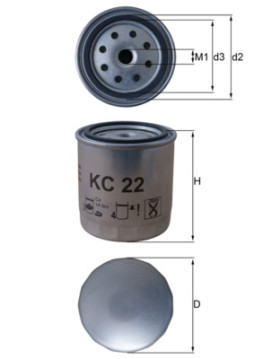 KC 22 Palivový filtr KNECHT