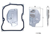 HX 150KIT KNECHT hydraulický filter automatickej prevodovky HX 150KIT KNECHT