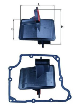 HX 166D Hydraulický filtr, automatická převodovka KNECHT