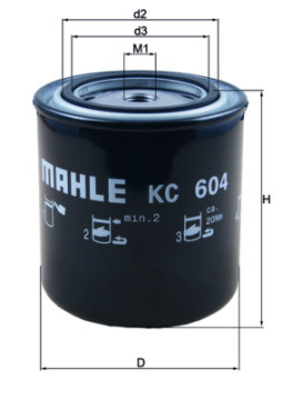 KC 604 Palivový filtr KNECHT