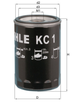 KC 1 Palivový filtr KNECHT