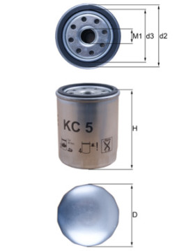 KC 5 KNECHT palivový filter KC 5 KNECHT