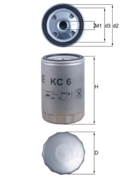 KC 6 Palivový filtr KNECHT