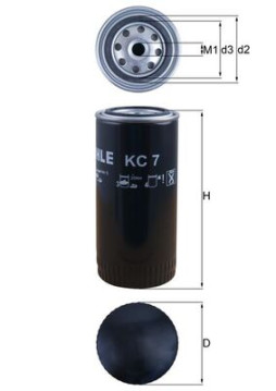 KC 7 Palivový filtr KNECHT
