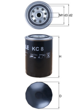 KC 8 Palivový filtr KNECHT